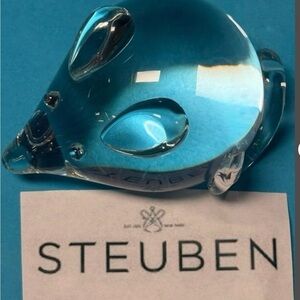 Steuben Glass Mouse Figurine